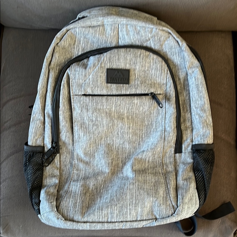 Matein Travel Laptop Backpack with USB Charging Port -  Grey